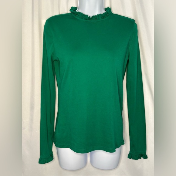 Ann Taylor Fitted Green Long Sleeve(825) - Picture 1 of 11